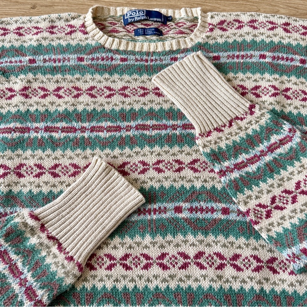 Polo by Ralph Lauren Multicolor Crewneck Sweater